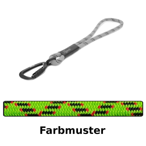 Kurzführer / Handschlaufe TWIST - L - grüner Python
